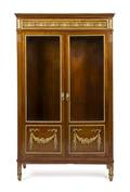 A Louis XVI Gilt Metal Mounted Vitrine