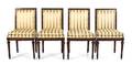 A Set of Eight Louis XVI Style Dining Chairs