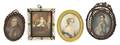A Collection of Four Continental Portrait Miniatures