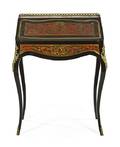A Boulle and Gilt Metal Mounted Slant Front Ladys Writing Desk