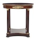 An Empire Style Gilt Metal Mounted Mahogany Gueridon