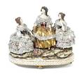 A Dresden Porcelain Figural Group