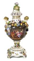 A German Porcelain Urn Carl Thieme