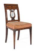 A Dutch Marquetry Side Chair