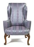 A Georgian Style Wingback Armchair