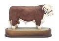 An English Bone China Figure of a Bull Doris Lindner for Royal Worcester
