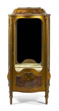 A Continental Vernis Martin Decorated Vitrine