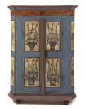 A Northern European Painted Armoire