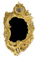 A Louis XV Style Giltwood Mirror