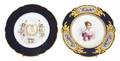 Two Sevres Style Porcelain Plates