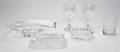 Six Cut Glass Articles