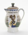 A Prattware Commemorative Naval Jug