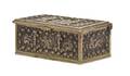 A Continental Gilt Bronze Stamp Box