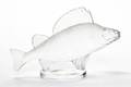 A Lalique Molded and Frosted Glass Fish