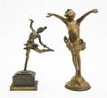 Two Bronze Figures