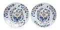 Two Delft Porcelain Polychrome Plates