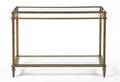 A Contemporary Gilt Metal Console Table
