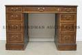 An American Pedestal Desk Sleigh Furniture