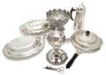 Eight Silverplate Table Articles