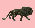 118 Bronze Male Lion Roaring