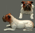 97 20th C Italian Ardalt Campipme Ceramic Bull Dog