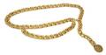 A Chanel Goldtone Chainlink Belt