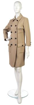 A Normal Norell Tan Wool Coat