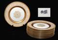 61 Set of 12 Rosedale China Service Plates