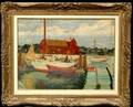 113 J Zwillinger Gloucester Fishing Boats Oil
