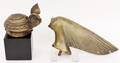 Two Bronze Hood Ornaments