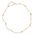An 18 Karat Yellow Gold and Cultured Pearl Necklace Bulgari