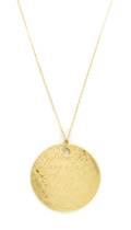 An 18 Karat Yellow Gold Disk Necklace Tiffany  Co