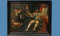 106 18th19th Cent Oil Painting Death of Charles I