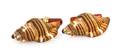 A Pair of 18 Karat Yellow Gold Shell Ruby and Carnelian Cufflinks Antora