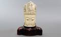 82 Ivory Carved Buddha Head