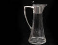 115 800 Sterling Silver and Glass Claret Jug