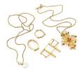 A Group of Gold Jewelry Items