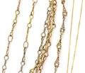 An Assortment of 14 Karat Gold Chains