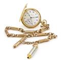 A 14 Karat Yellow Gold Hunter Cased Pocket Watch Elgin