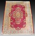 Antique Hand Woven Persian Kerman Area Rug