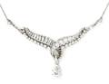 A Platinum and Diamond Necklace