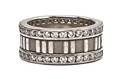 An 18 Karat White Gold and Diamond Atlas Ring Tiffany  Co