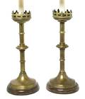 A Pair of Brass Pricket Sticks