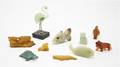 A Collection of Carved and Molded Animals