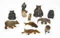 A Collection of Agate Animal Figurines