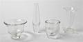 A Collection of Four Steuben Glass Vessels
