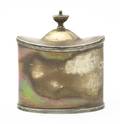 An English Silver Tea Caddy Mappin  Webb
