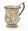A Commemorative Coin Silver Handled Cup John L Westervelt