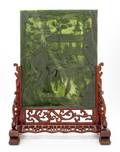 A Chinese Hardstone Table Screen