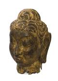 A Southeast Asian Bronze Head of Buddha